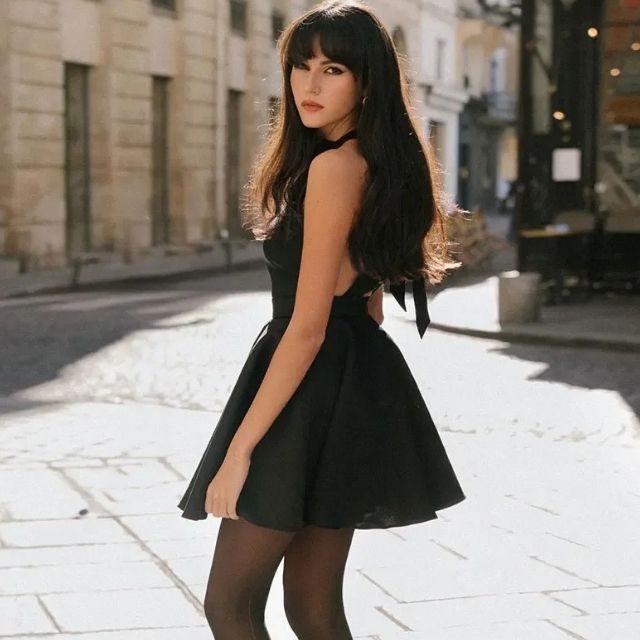 Catalina | Schickes Cocktailkleid aus Satin mit ausgestelltem Schnitt