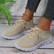 Casual Sneakers mit Schnürsenkeln