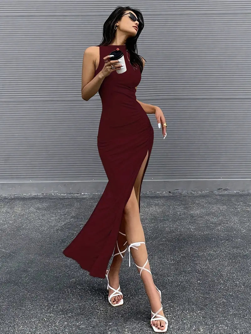 Hannah | Set mit Crop Top und weiter Hose mit hoher Taille