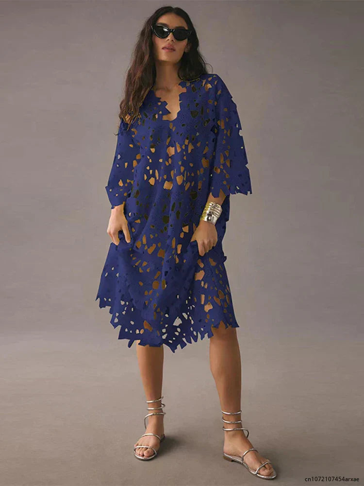 Carla | Airy gehäkeltes Strandkleid