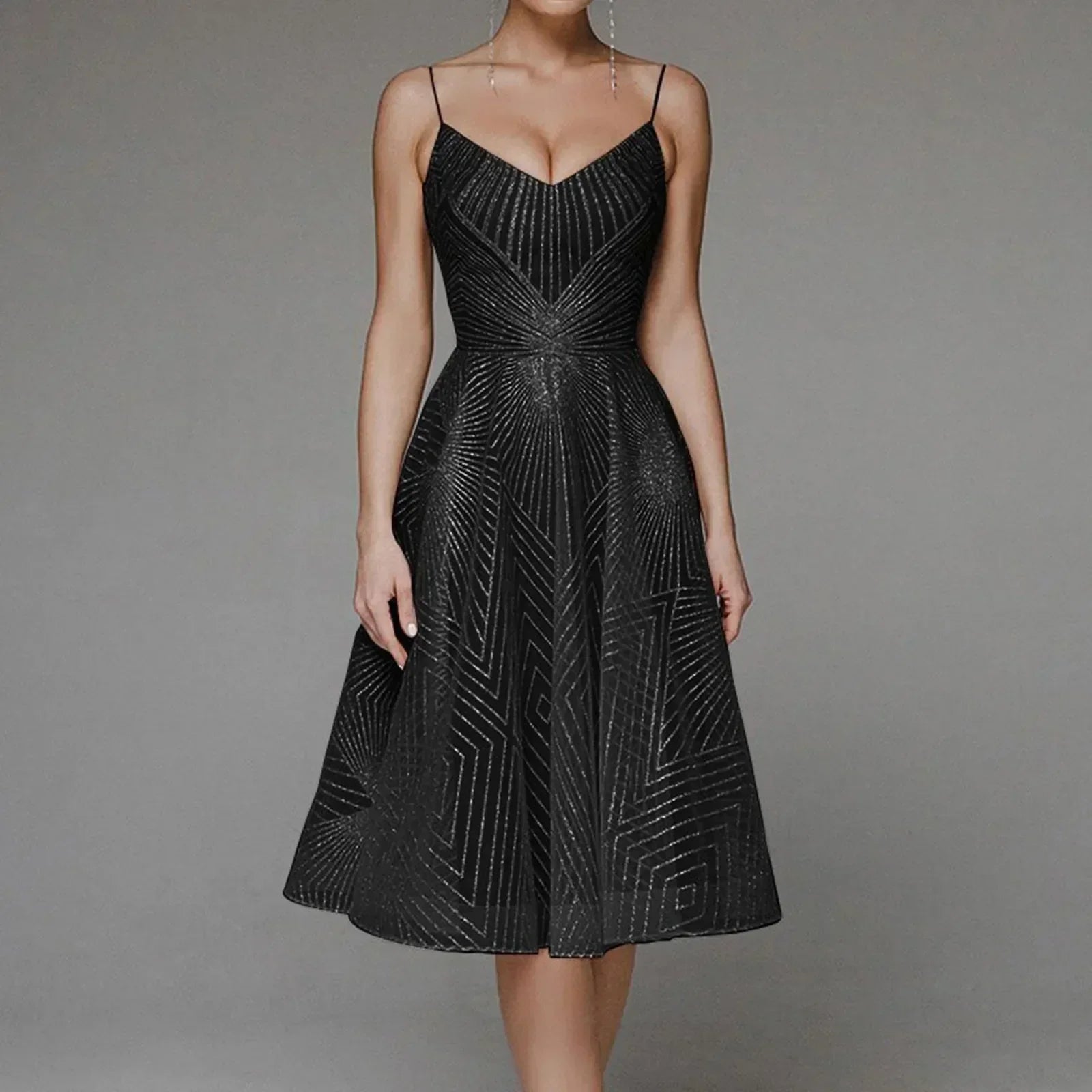 Melissa | Glamouröses Cocktailkleid mit funkelndem Design