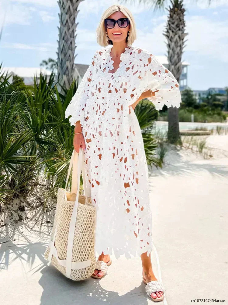 Carla | Airy gehäkeltes Strandkleid