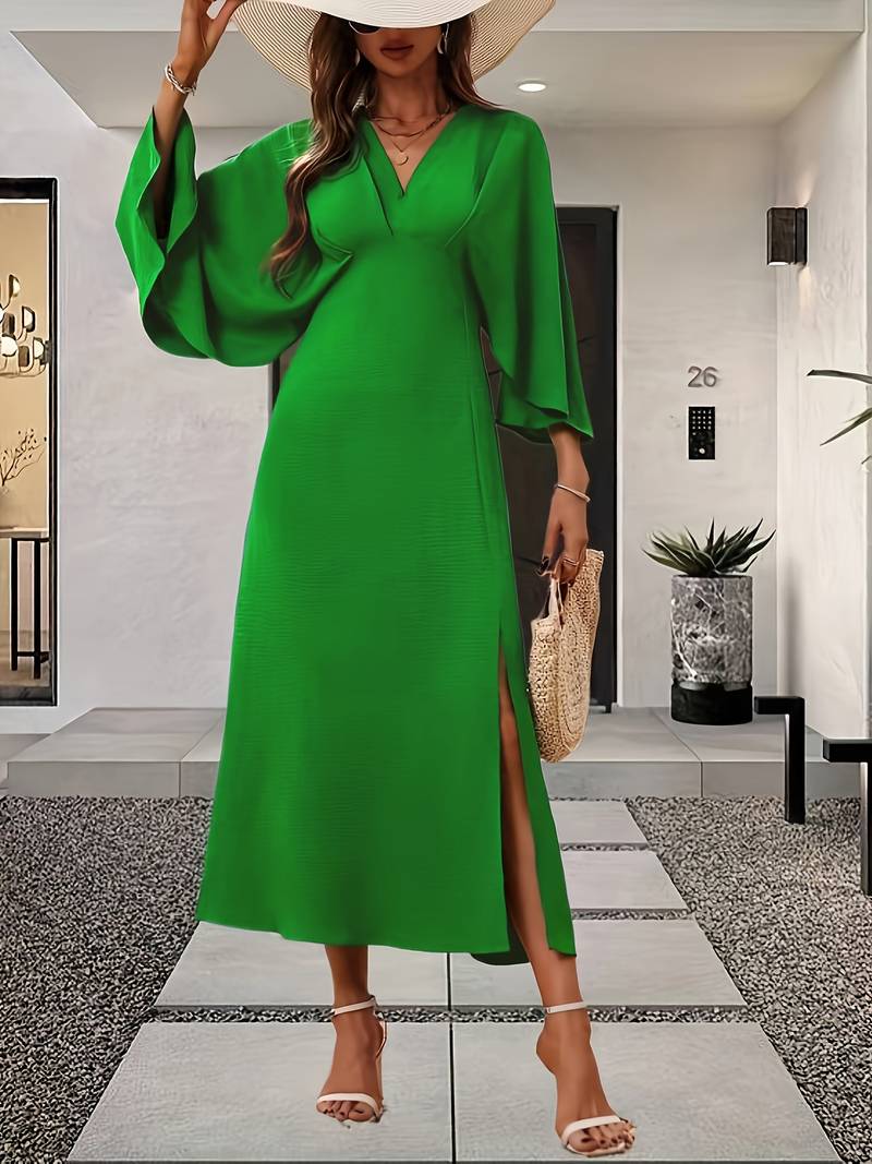 Catherine | A-Linien-Kleid mit eleganten Rüschenärmeln