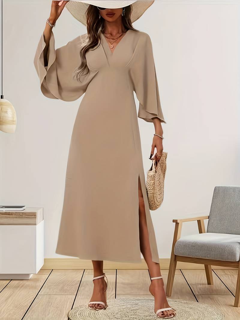 Catherine | A-Linien-Kleid mit eleganten Rüschenärmeln