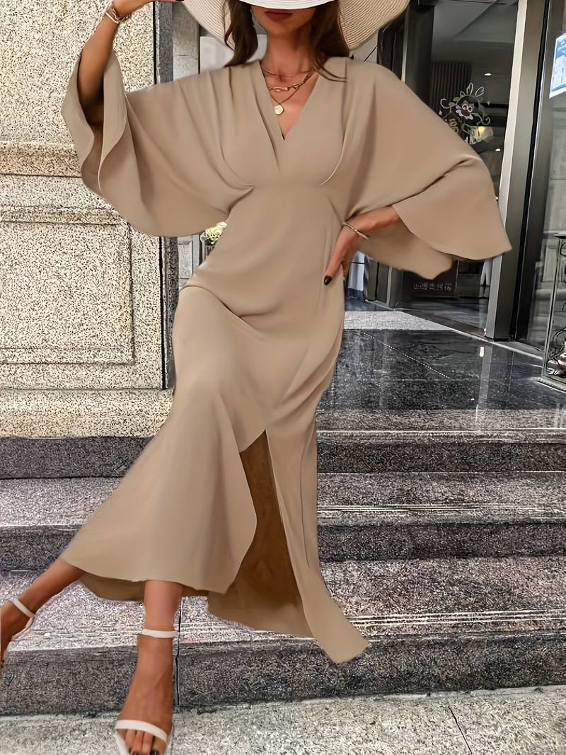 Catherine | A-Linien-Kleid mit eleganten Rüschenärmeln