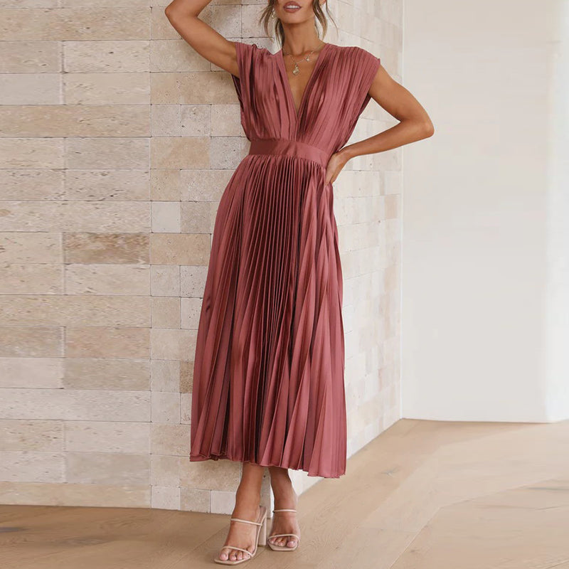 Meli | Kleid mit V-Ausschnitt