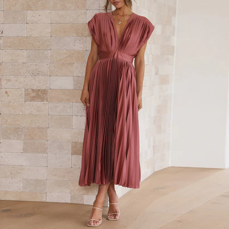 Meli | Kleid mit V-Ausschnitt