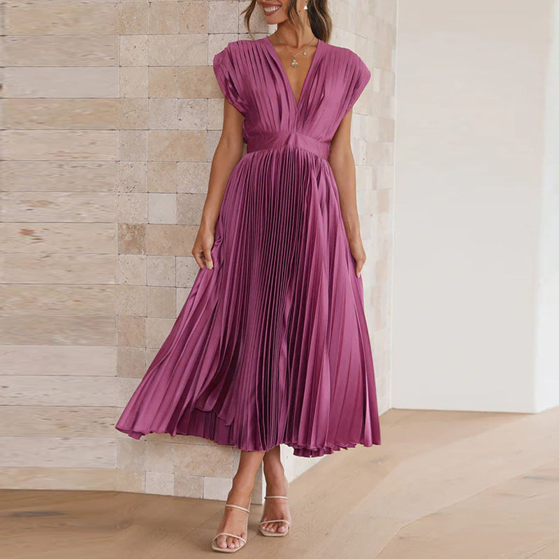 Meli | Kleid mit V-Ausschnitt