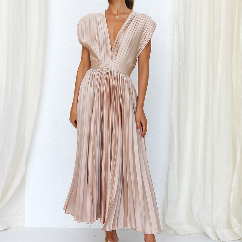 Meli | Kleid mit V-Ausschnitt