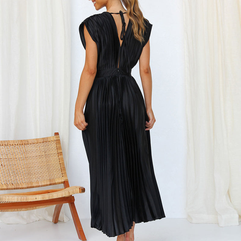Meli | Kleid mit V-Ausschnitt