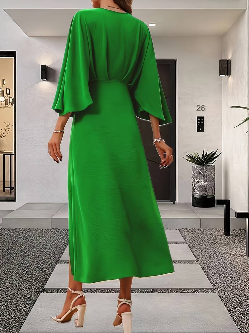 Catherine | A-Linien-Kleid mit eleganten Rüschenärmeln