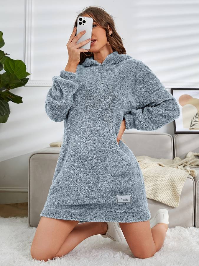 Valeria - Warme und Bequeme Casual Herbst-Teddy-Hoodie mit Kapuze für Damen