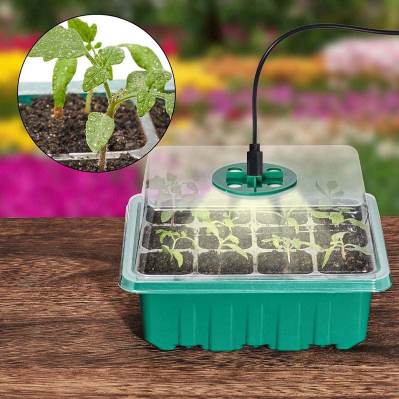 GrowPro™ Seed Starter Trays mit Wachstumslicht