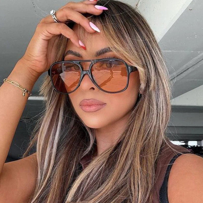 Melina | Stylische Sonnenbrille mit gelben Gläsern