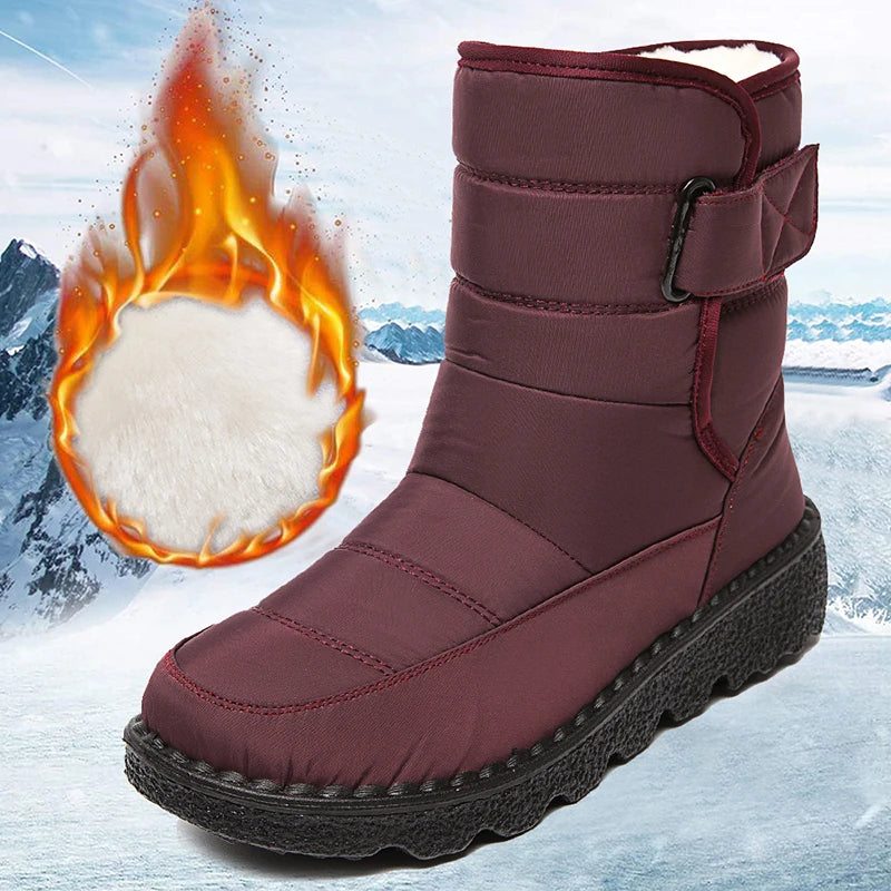 Sandra - Stilvolle und Wasserdichte Winter-Snowboots für Damen