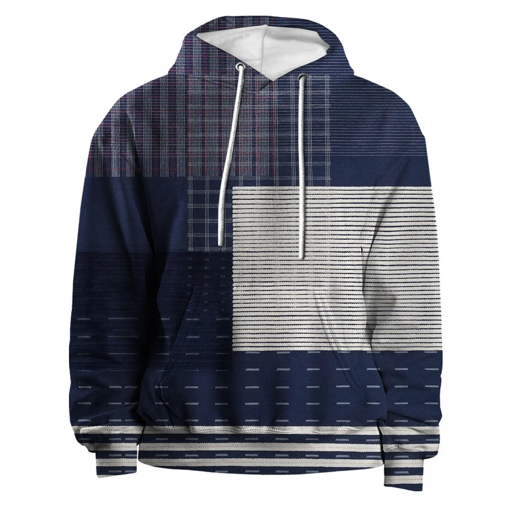 Orion | Grafik-Kapuzenpullover mit Blockmuster