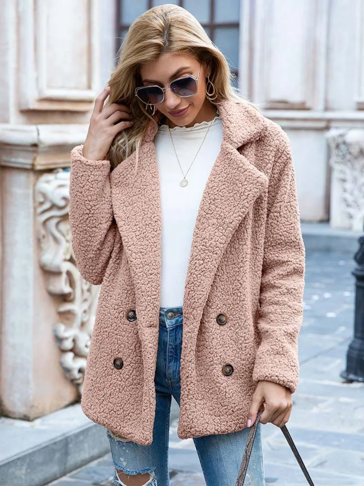 Pamela - Schicke und Bequeme Teddy-Winterjacke für Damen