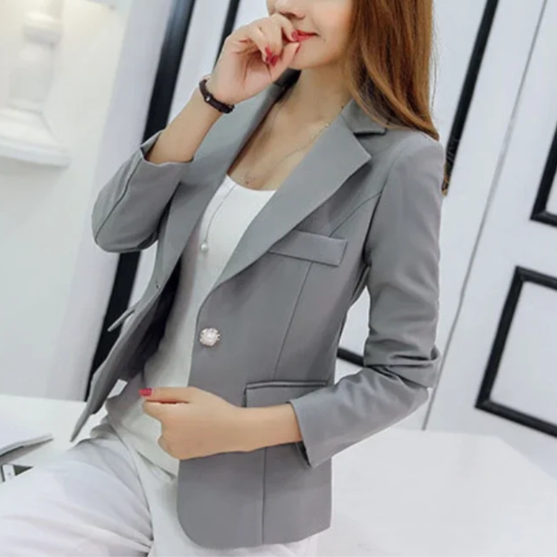 Valentina - Schicker Blazer mit Einzelknopfleiste für den Herbst für Damen