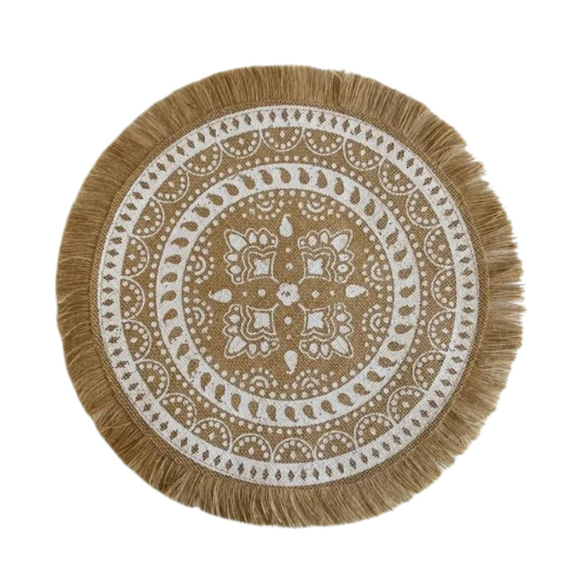 Handgewebte Boho-Tischsets