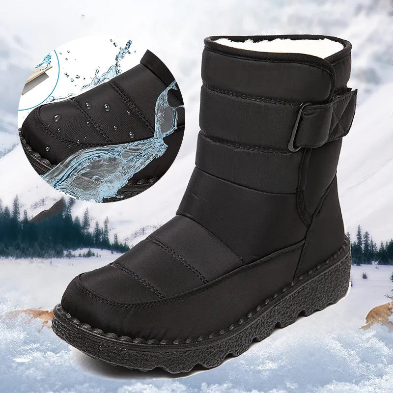 Sandra - Stilvolle und Wasserdichte Winter-Snowboots für Damen