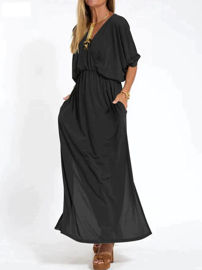 Alida - Lockeres elegantes Maxikleid