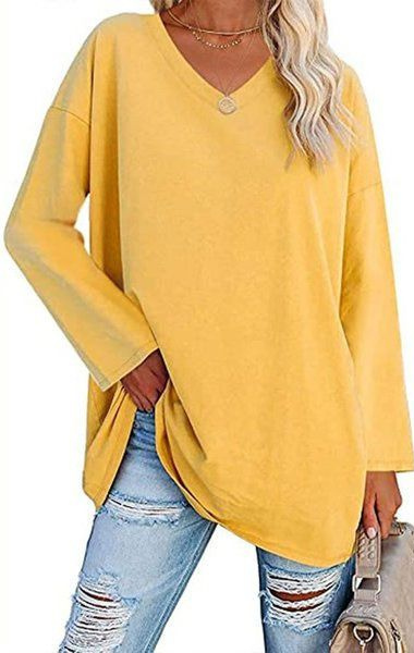 V-Neck Pullover für Frauen