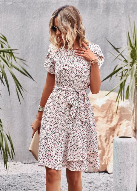 CLARA - Minikleid mit Blumenmuster