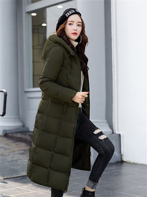 Ivy | Schicke Winterjacke mit Kapuze Winddicht Schnee Parka Puffermantel