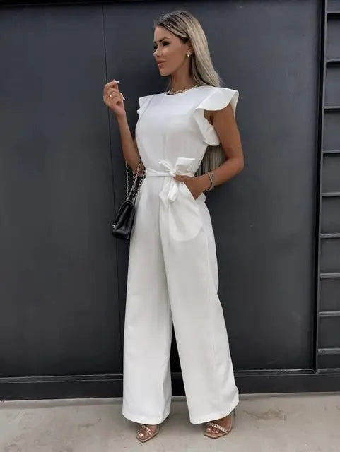 Jean | Eleganter Jumpsuit mit weiten Beinen