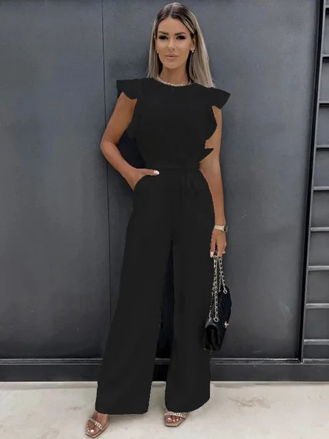 Jean | Eleganter Jumpsuit mit weiten Beinen