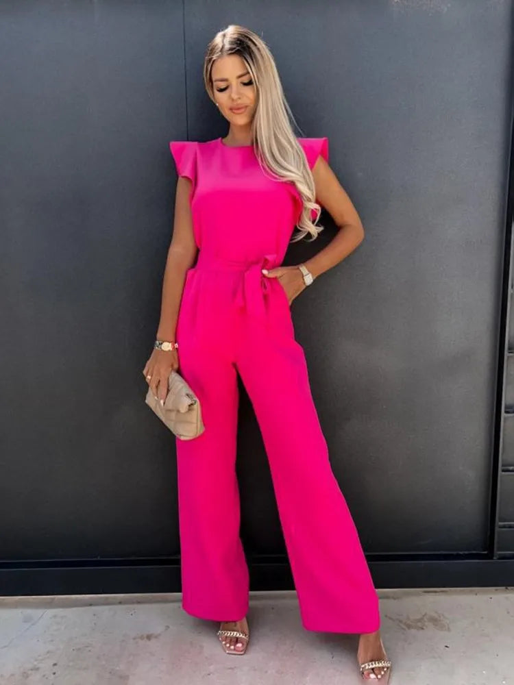 Jean | Eleganter Jumpsuit mit weiten Beinen