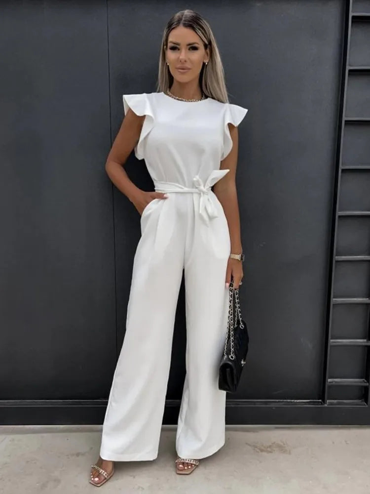 Jean | Eleganter Jumpsuit mit weiten Beinen