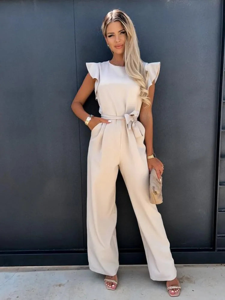 Jean | Eleganter Jumpsuit mit weiten Beinen