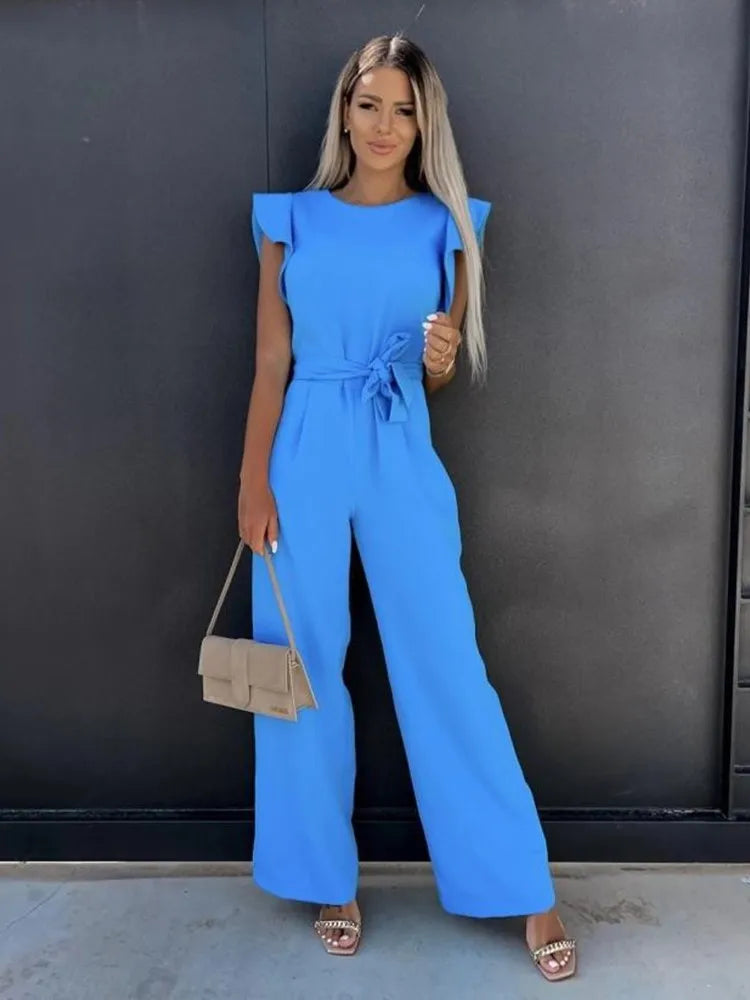 Jean | Eleganter Jumpsuit mit weiten Beinen