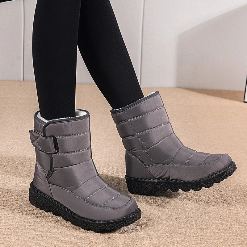 Sandra - Stilvolle und Wasserdichte Winter-Snowboots für Damen