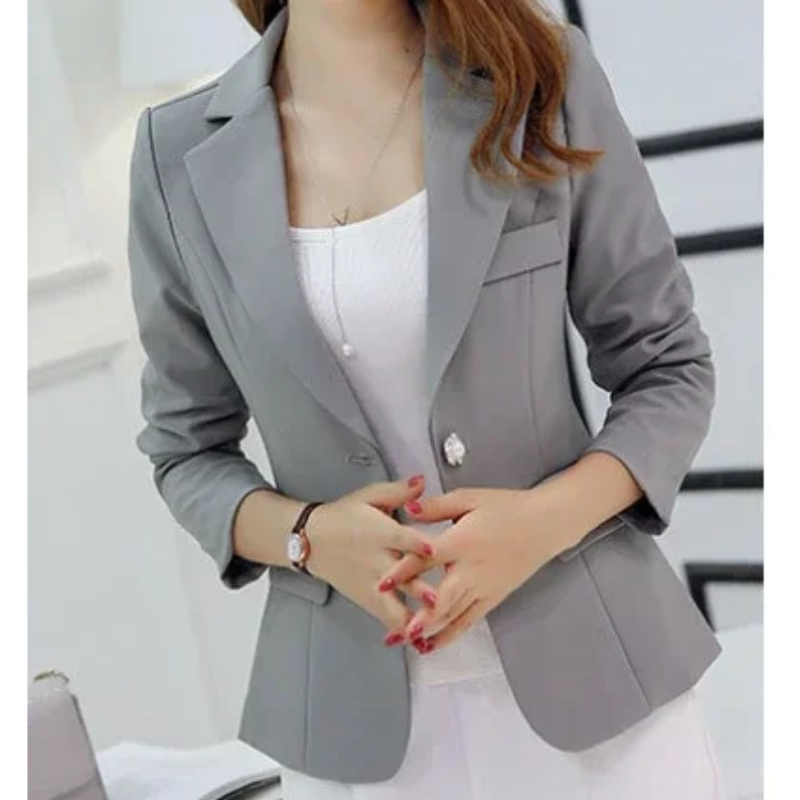 Valentina - Schicker Blazer mit Einzelknopfleiste für den Herbst für Damen