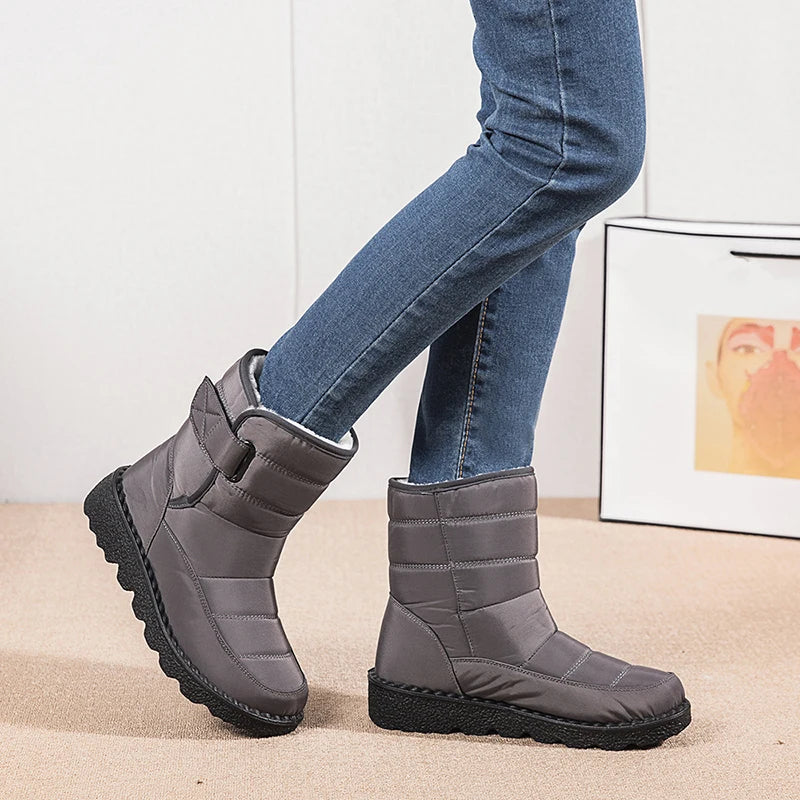 Sandra - Stilvolle und Wasserdichte Winter-Snowboots für Damen