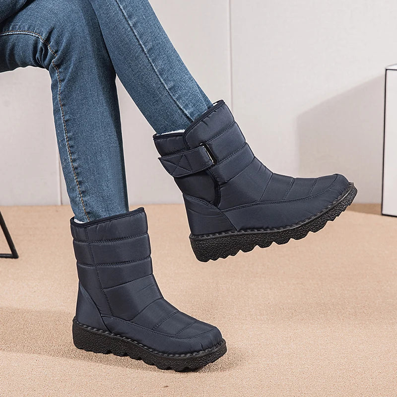 Sandra - Stilvolle und Wasserdichte Winter-Snowboots für Damen