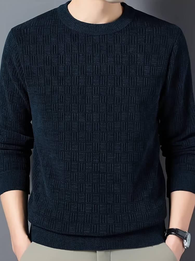 Modischer langärmeliger Pullover