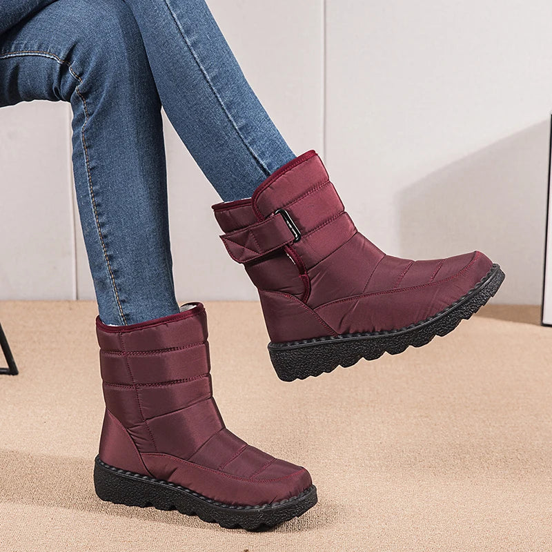 Sandra - Stilvolle und Wasserdichte Winter-Snowboots für Damen