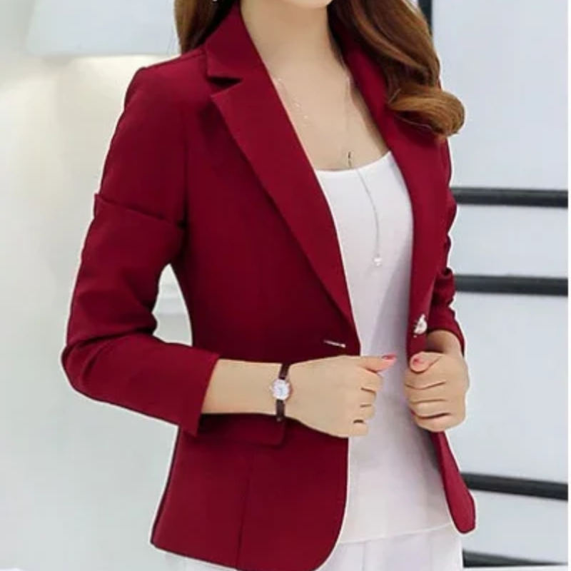 Valentina - Schicker Blazer mit Einzelknopfleiste für den Herbst für Damen