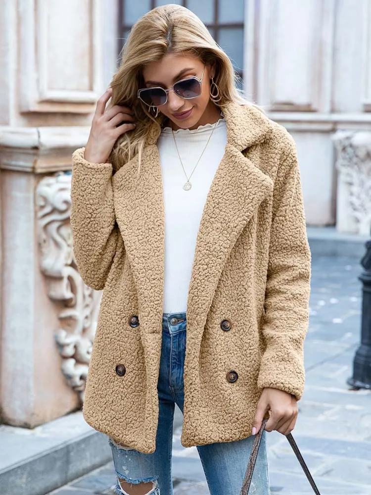 Pamela - Schicke und Bequeme Teddy-Winterjacke für Damen