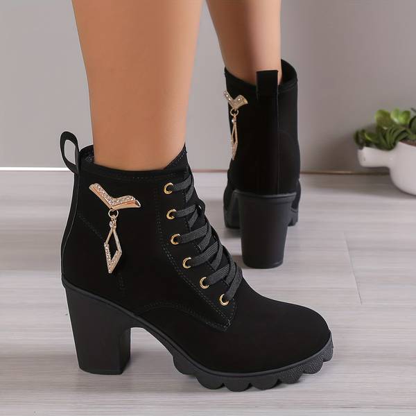 Vielseitige schwarze Ankle Boots