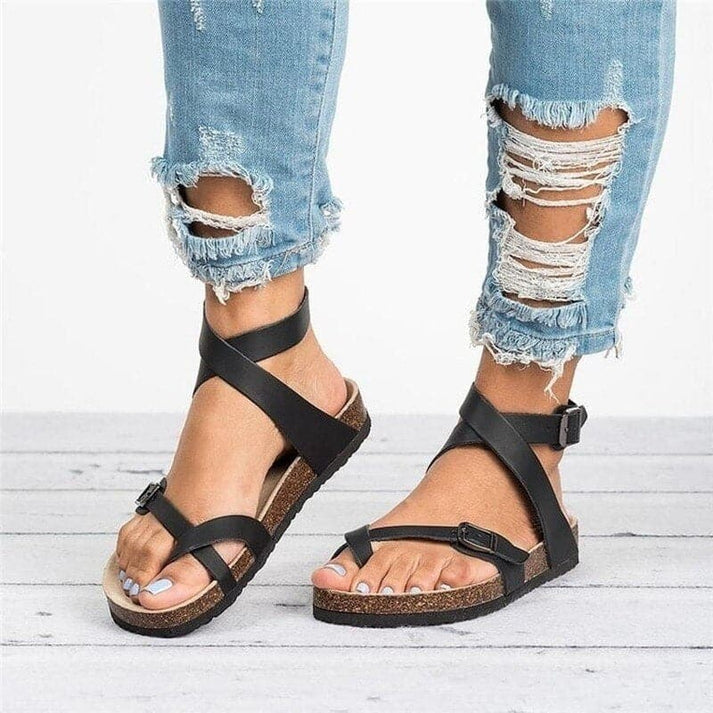 Bella | Sommerliche Kork-Sandalen