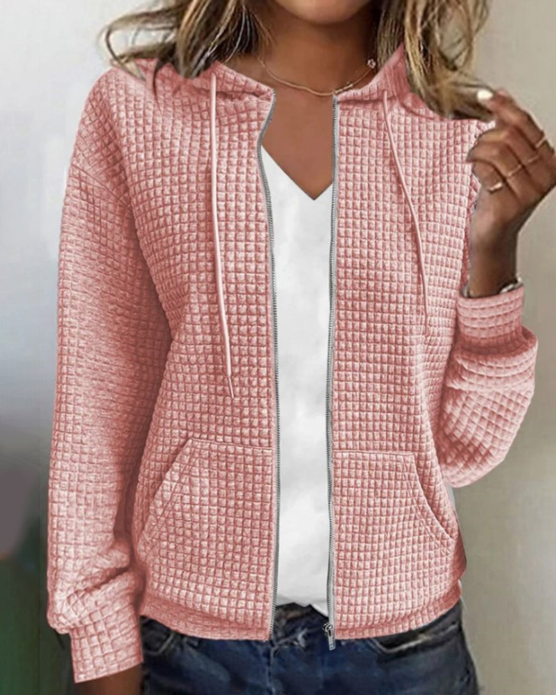 Lässige Strickjacke mit Taschen