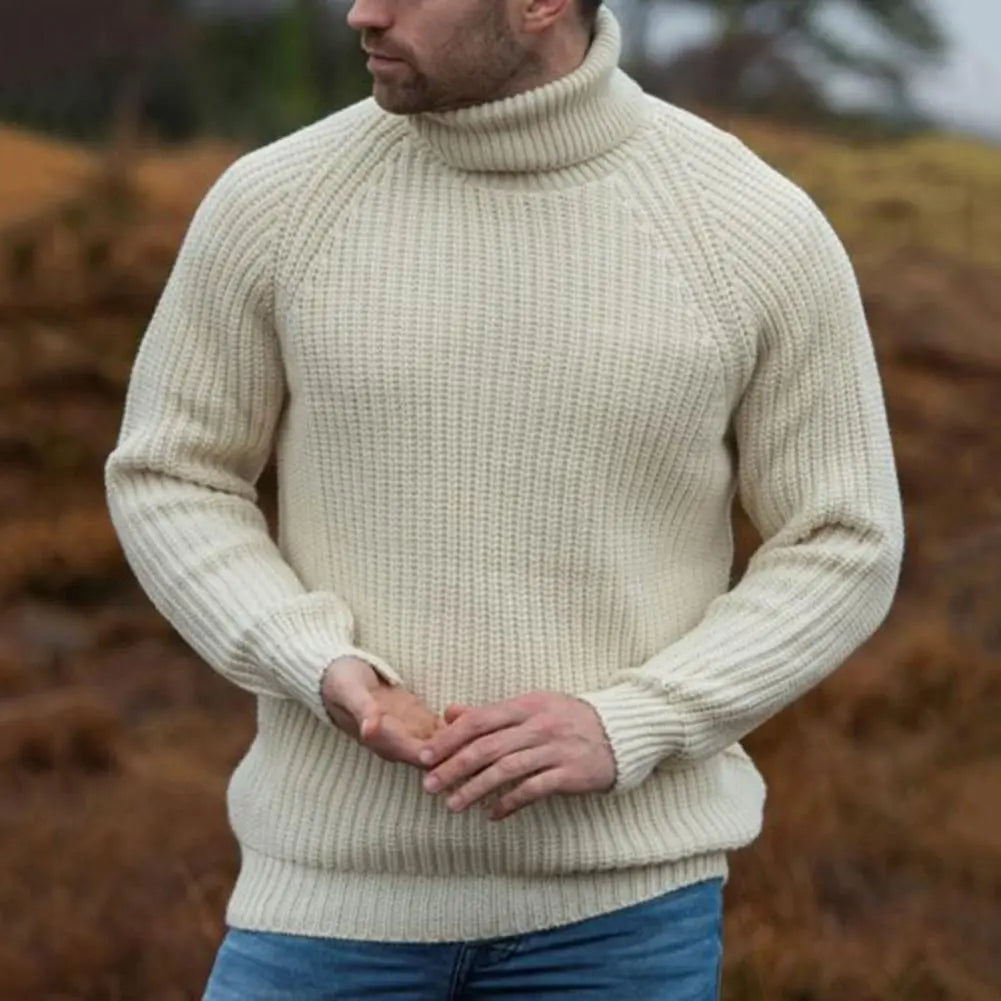 Warmer Rollkragenpullover für Männer