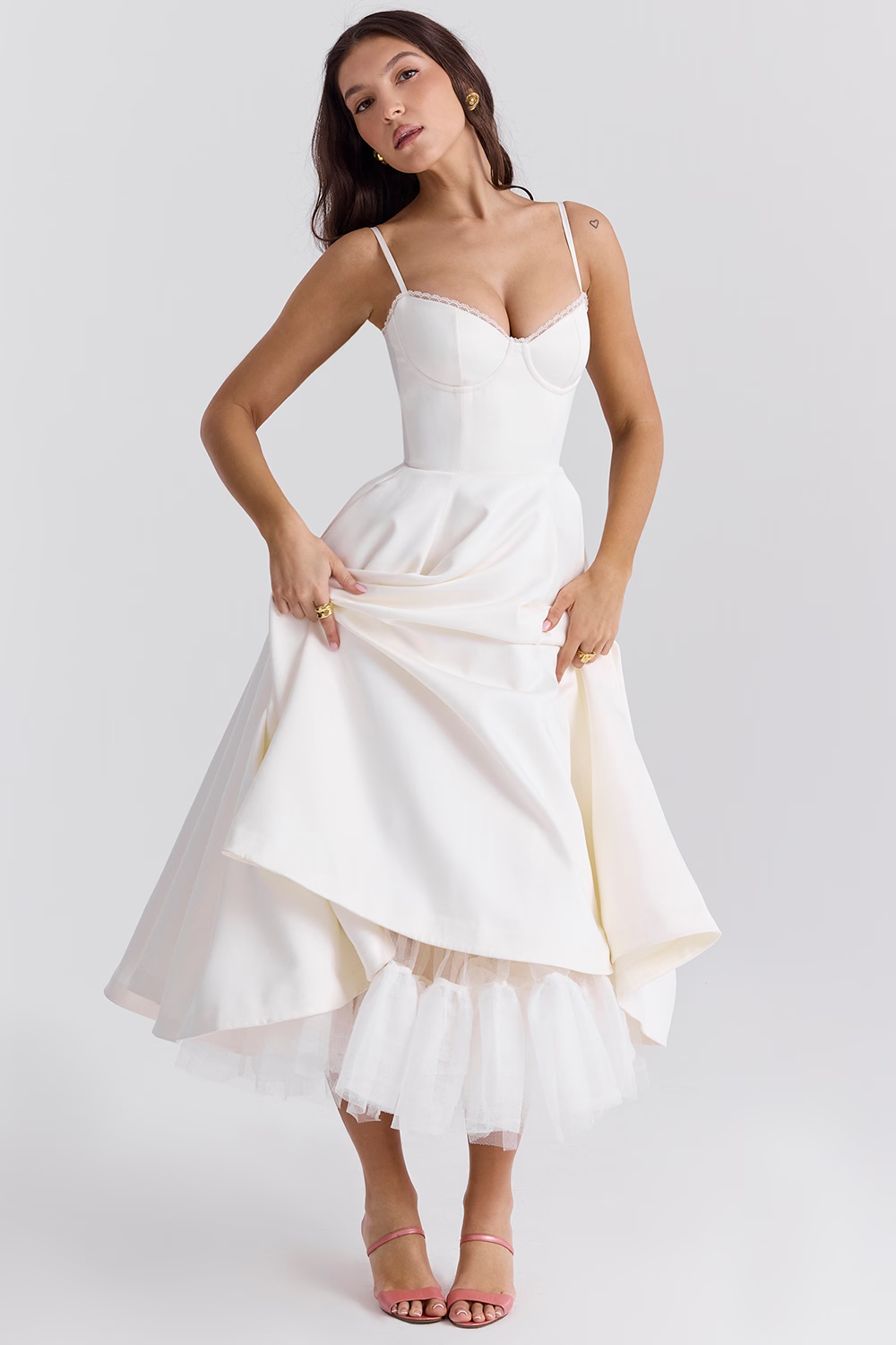 Lena | Elegantes Abendkleid mit Tüll