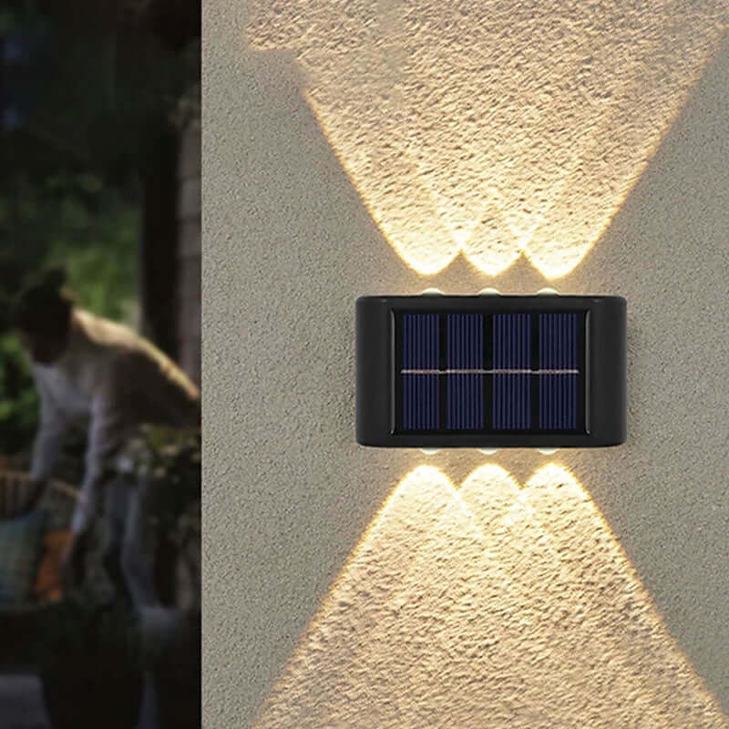 WallGlow™ Solar Außenwandleuchte