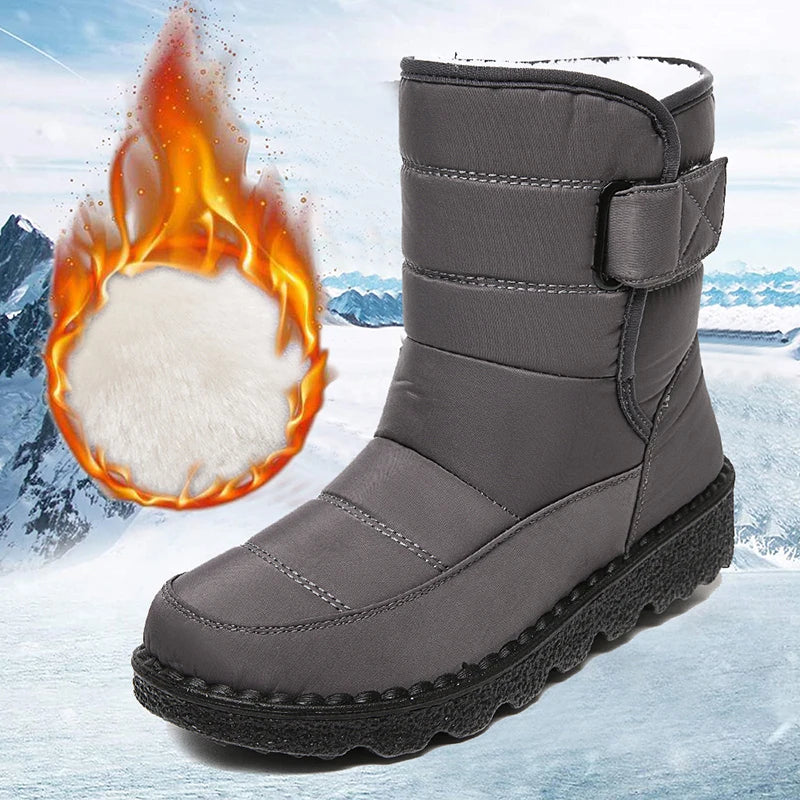 Sandra - Stilvolle und Wasserdichte Winter-Snowboots für Damen