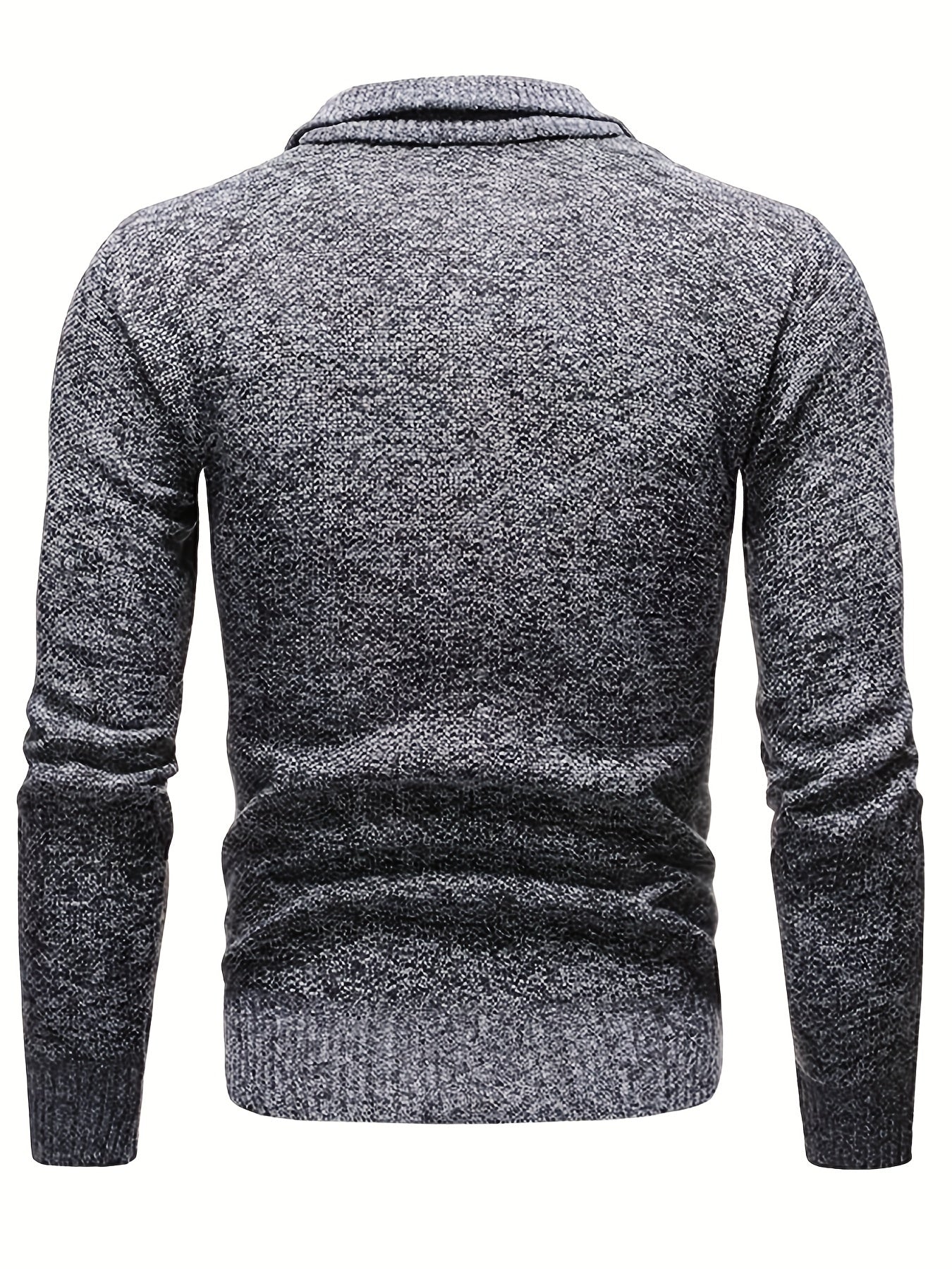 Warmer Pullover mit Kragen für Männer